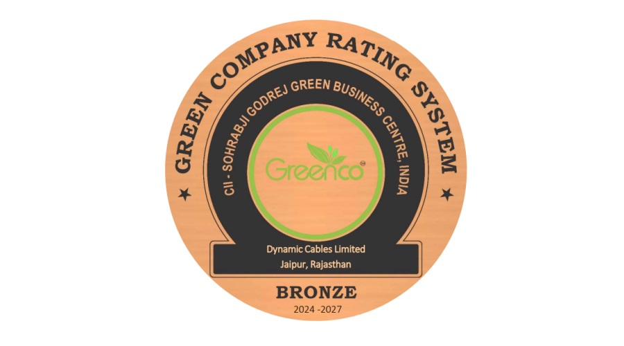 Dynamic Cables Ltd achieves GREENCO Bronze certification